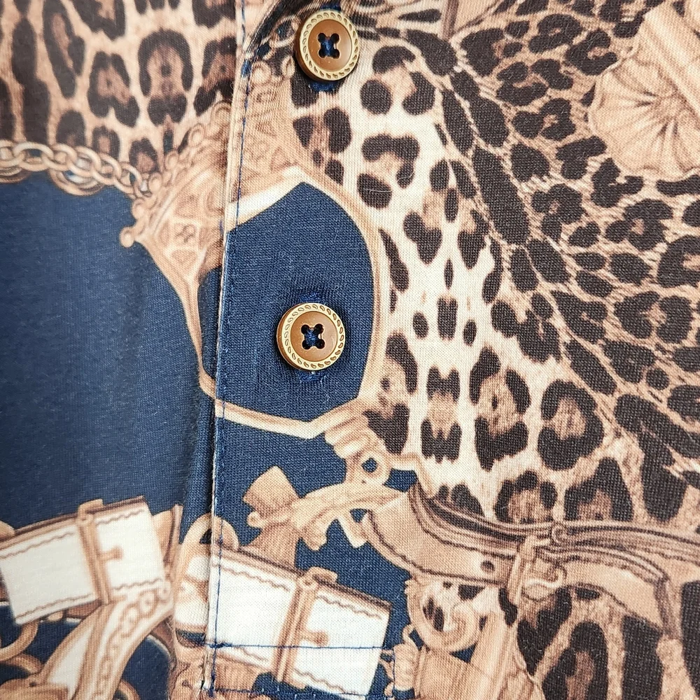 V.I.P. Collection Italian Style Men's Shirt, Size Large - Picture 5 of 8